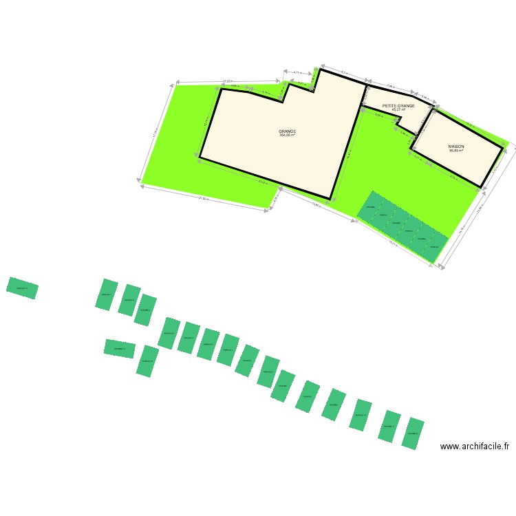  SCHNEIDER PARKING cotation 1. Plan de 0 pièce et 0 m2