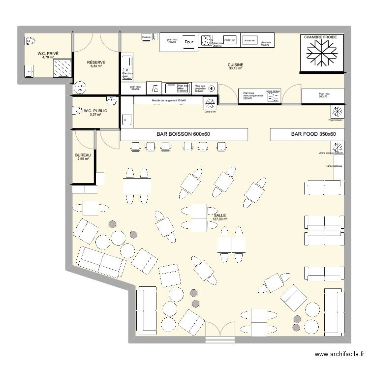 PLAN FUTUR LOCAL. Plan de 0 pièce et 0 m2