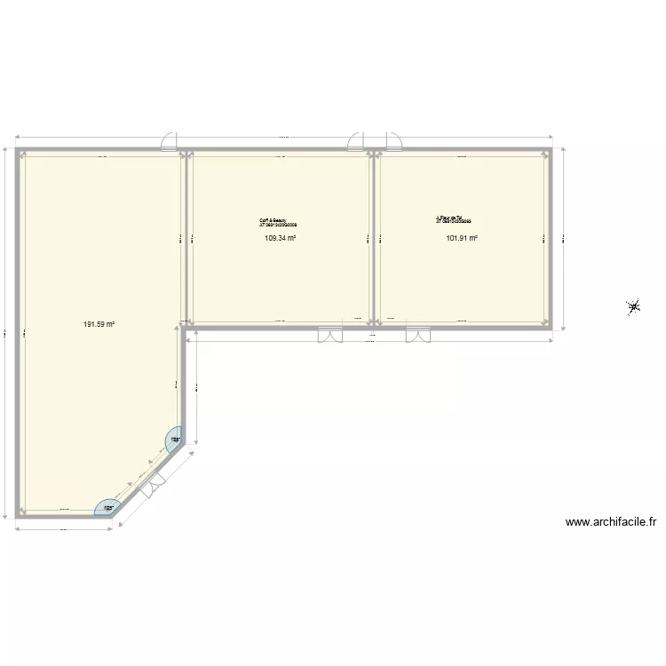 Groupement route de Clermont . Plan de 