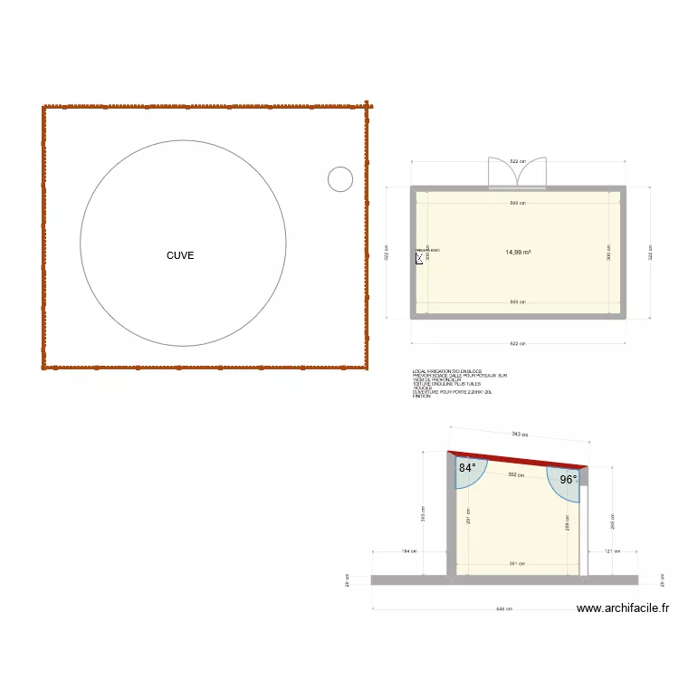 LOCAL IRRIGATION LAFAGE1. Plan de 