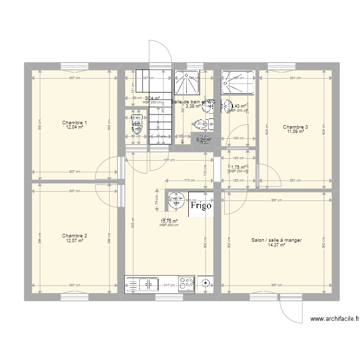 RDJ - Maison Meaux - CRT. Plan de 0 pièce et 0 m2