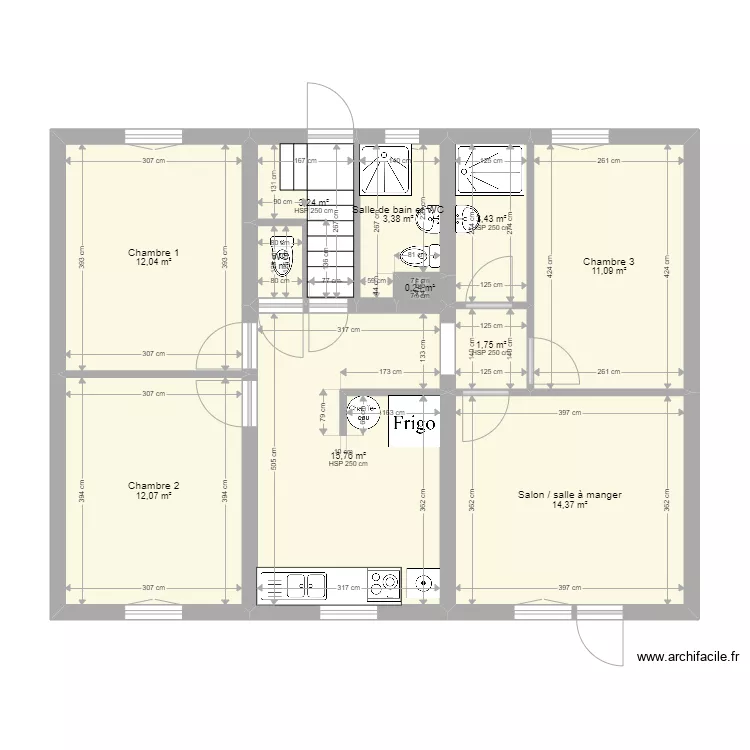 RDJ - Maison Meaux - CRT. Plan de 