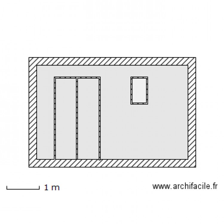 Facade arrière. Plan de 0 pièce et 0 m2