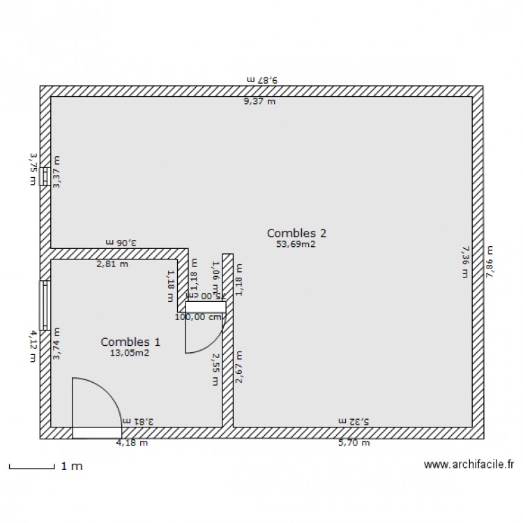 SADM_Combles. Plan de 0 pièce et 0 m2