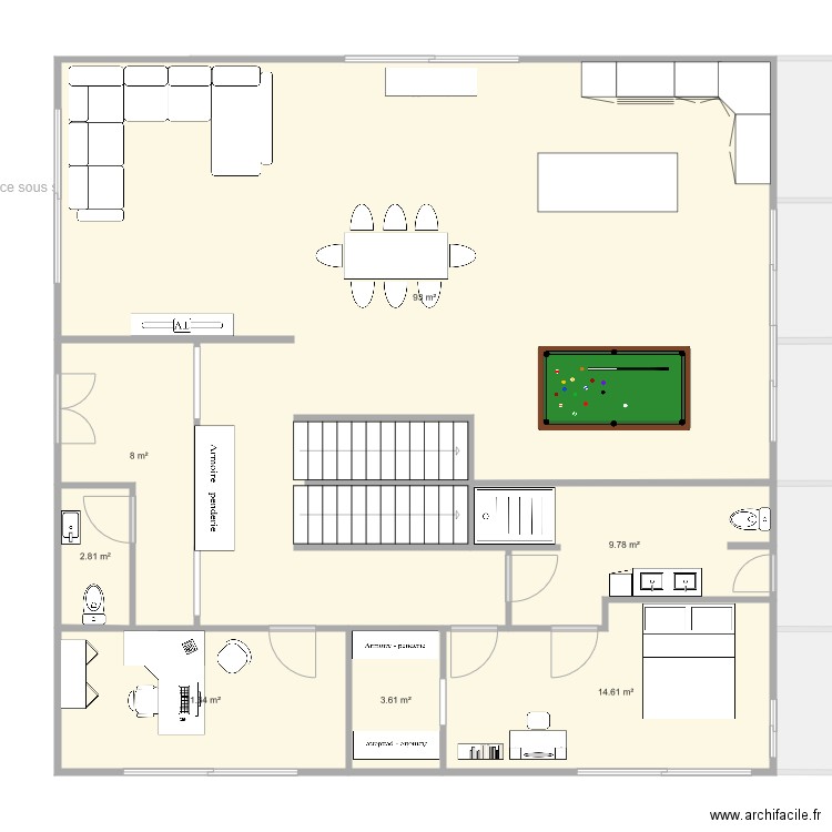 idee plan contenaire sous sol rdc 1er amenagement. Plan de 0 pièce et 0 m2