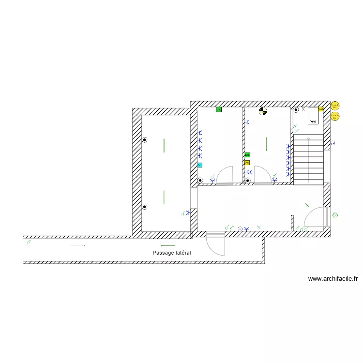 Labo tamines cave. Plan de 
