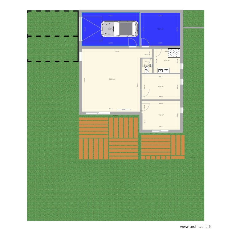 plan 2. Plan de 0 pièce et 0 m2