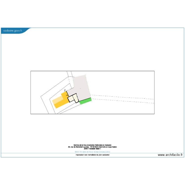 ROCHEFORT. Plan de 0 pièce et 0 m2