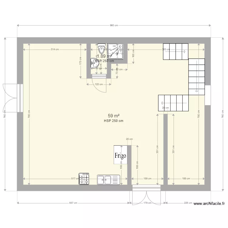 1 etaj  test cu pashunea. Plan de 