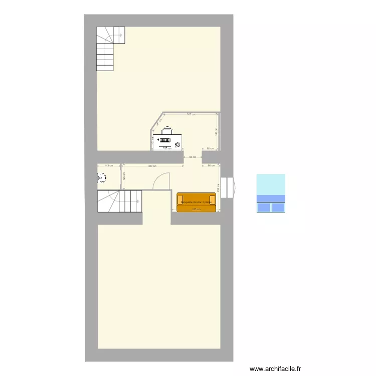 MM Etage Bureau. Plan de 