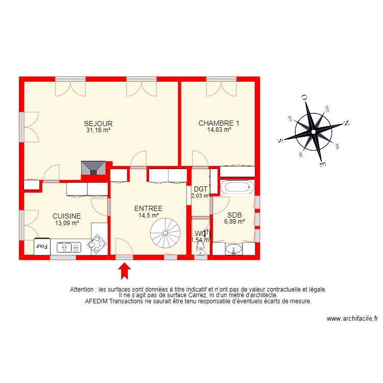 BI 11944 - RDC. Plan de 0 pièce et 0 m2