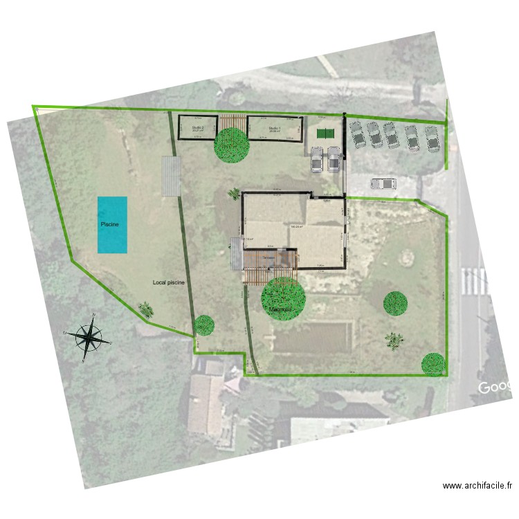 B Aménagement Ext Poirier. Plan de 0 pièce et 0 m2