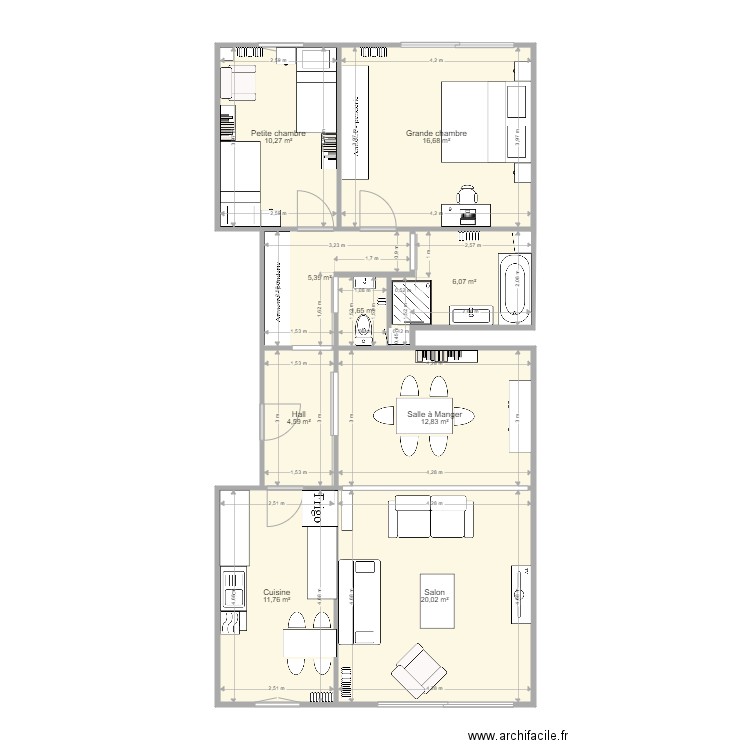 Saphir 1030 Apres XWI. Plan de 0 pièce et 0 m2