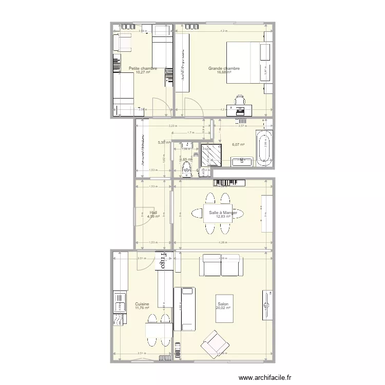 Saphir 1030 Apres XWI. Plan de 
