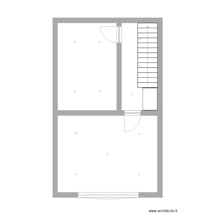 1er etage. Plan de 0 pièce et 0 m2