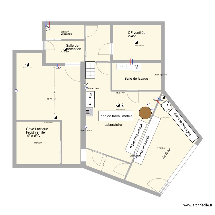 Laiterie Agrément bis. Plan de 0 pièce et 0 m2