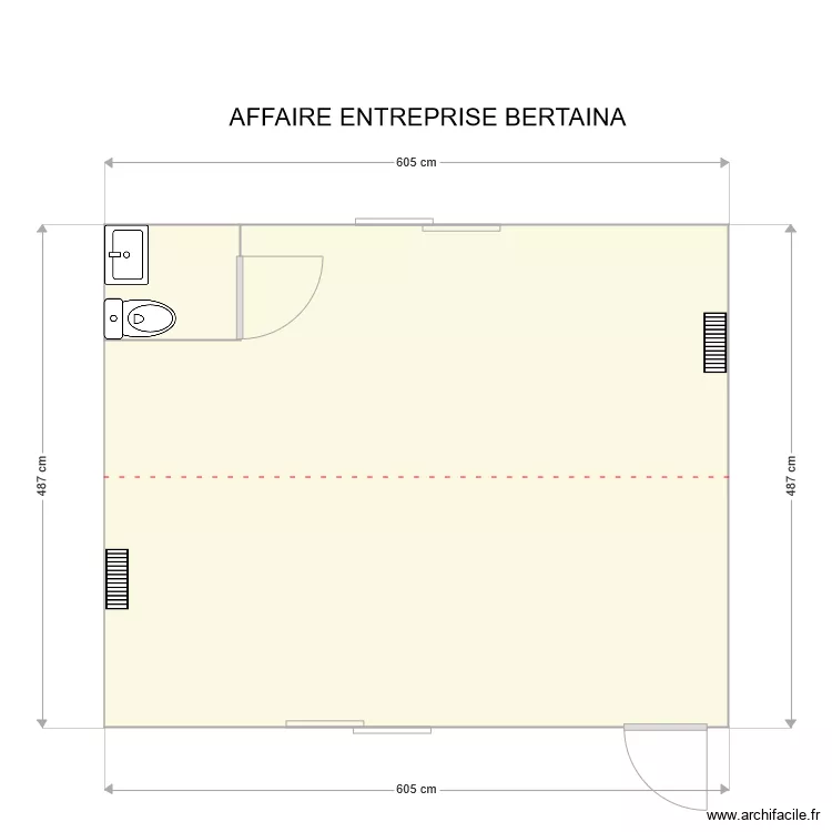 AFFAIRE BERTAINA . Plan de 