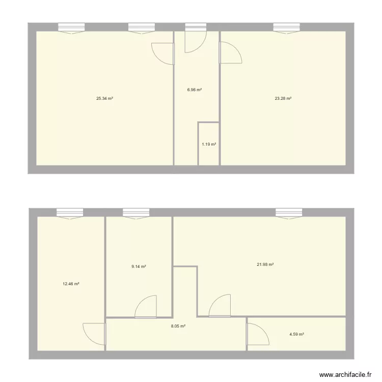 CHER N&eacute;ronde. Plan de 