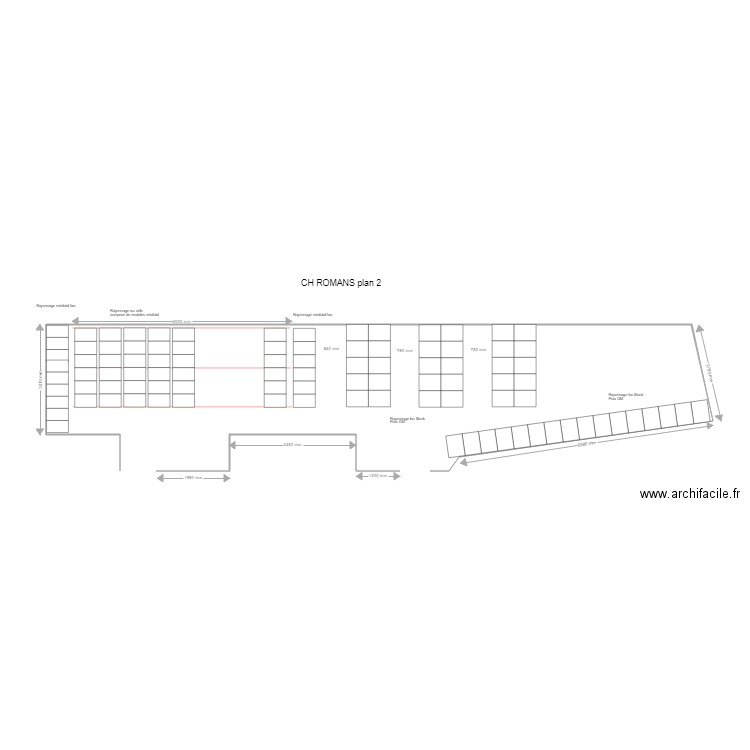 Ch Romans 2e plan. Plan de 0 pièce et 0 m2