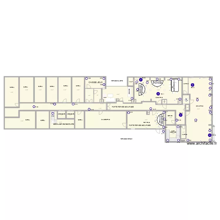 PRIVE 314 au 23 Janvier 2019. Plan de 