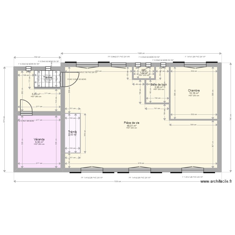 ML24002475. Plan de 28 pièces et 229 m2