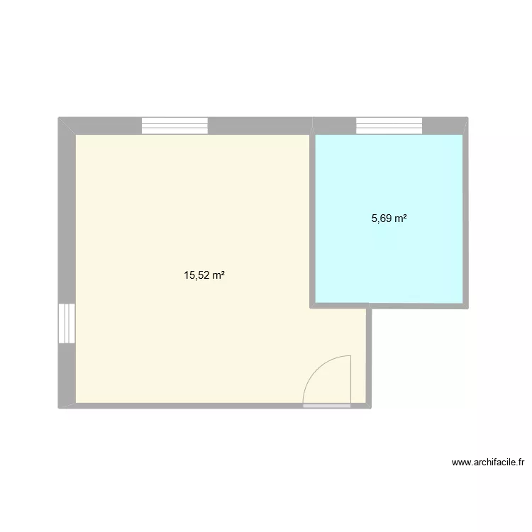 chambre. Plan de 