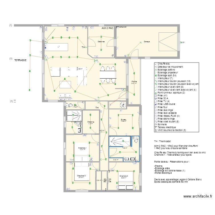 Maurice. Plan de 0 pièce et 0 m2