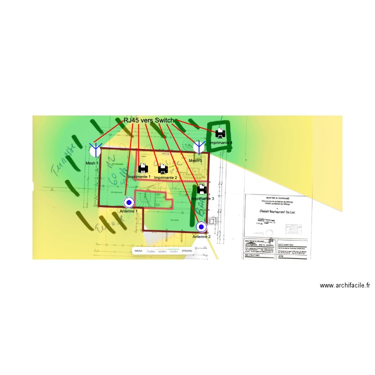 Plan RDC. Plan de 0 pièce et 0 m2