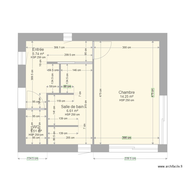 acr vedrenne. Plan de 0 pièce et 0 m2