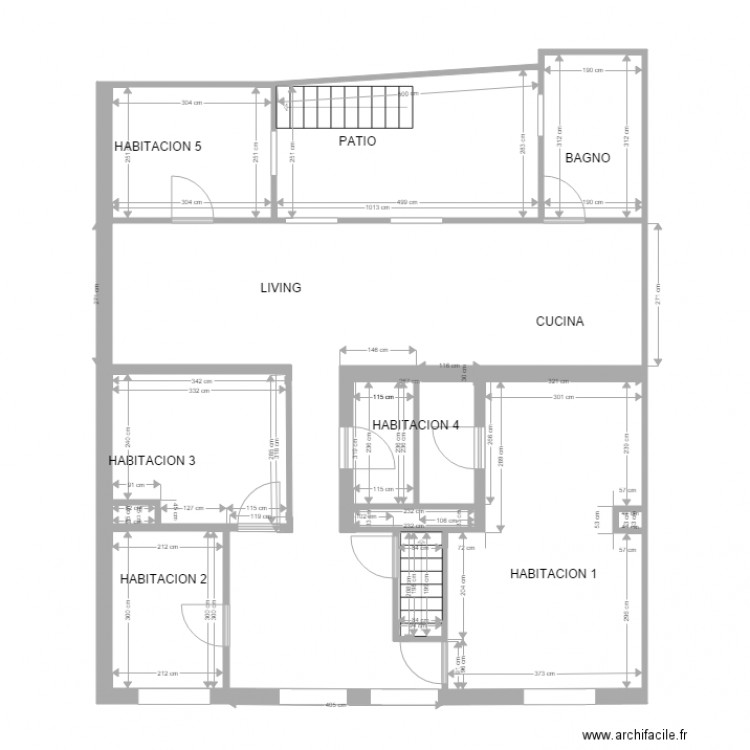 construzione. Plan de 0 pièce et 0 m2