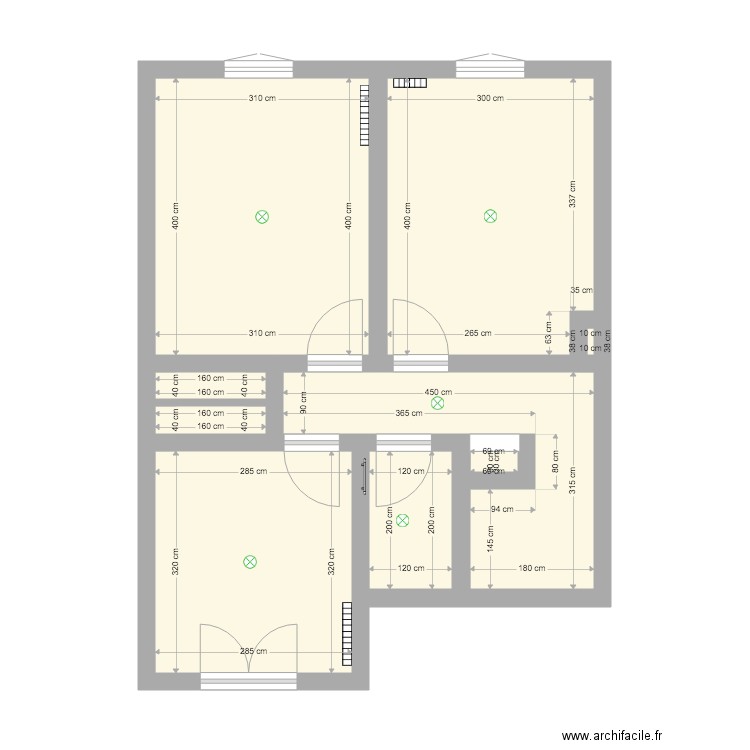 Magali etage. Plan de 0 pièce et 0 m2