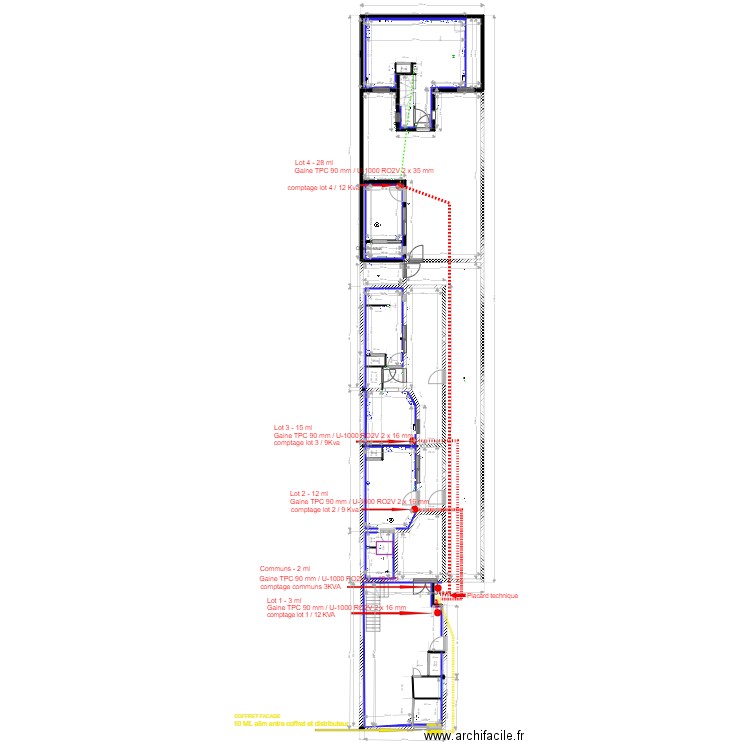 FIEUX CHARTREUSE enedis 2. Plan de 0 pièce et 0 m2