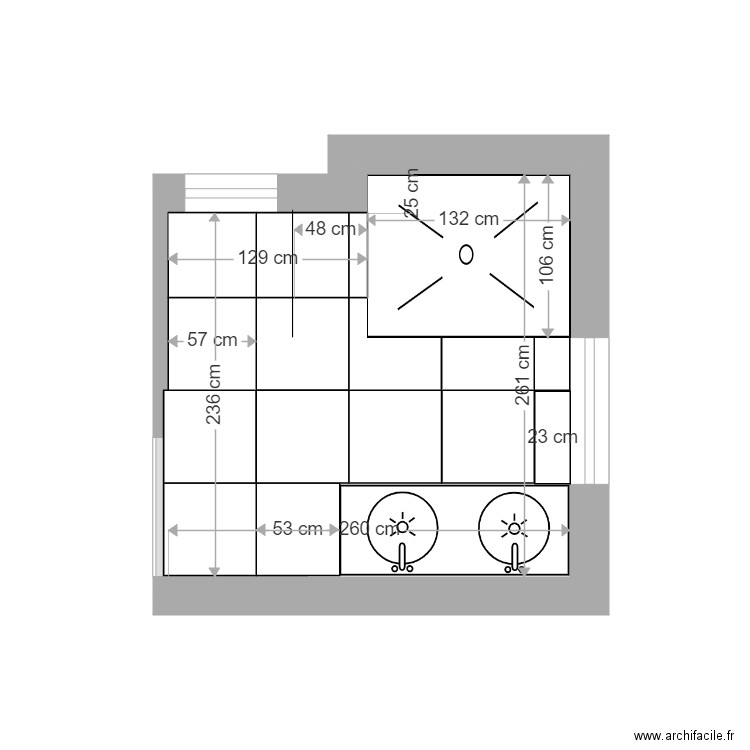 SDB haut 2. Plan de 0 pièce et 0 m2