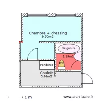 Modification salle de bain - Configuration actuelle