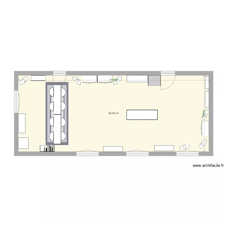 Salle tradi2. Plan de 