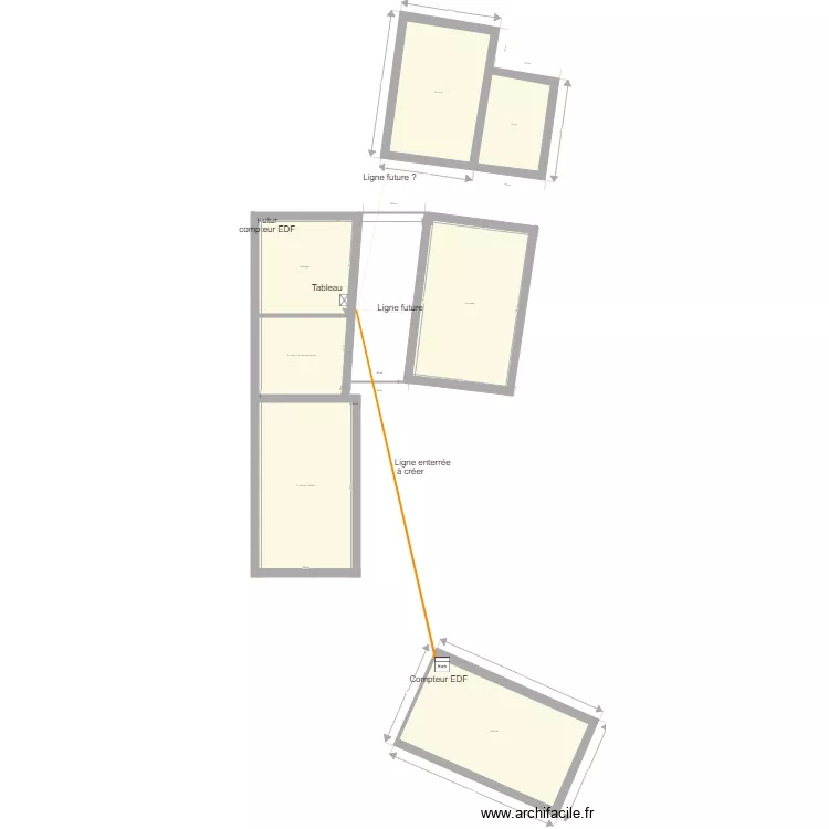 Plan de masse. Plan de 