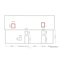 Plan coupe facade Nord