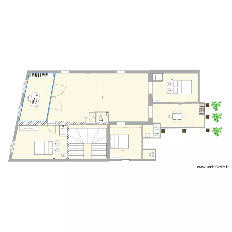 PLACE NATIONALE 100m2. Plan de PLACE NATIONALE 100m2. Plan de