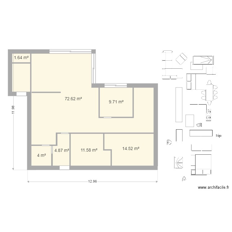 MAISON 3. Plan de 0 pièce et 0 m2