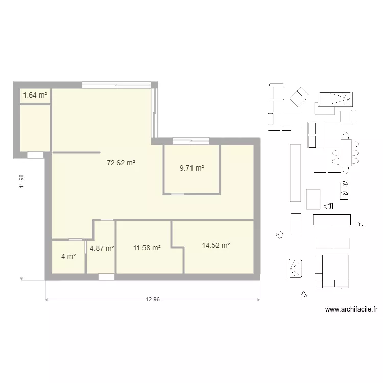 MAISON 3. Plan de 