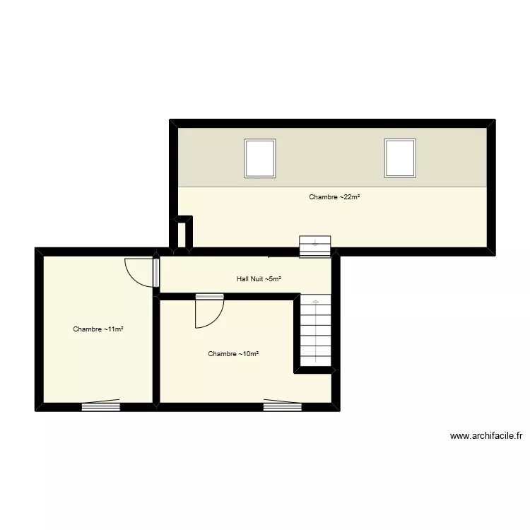 Etage_RempartVieuxCimeti&egrave;re_Soignies. Plan de 