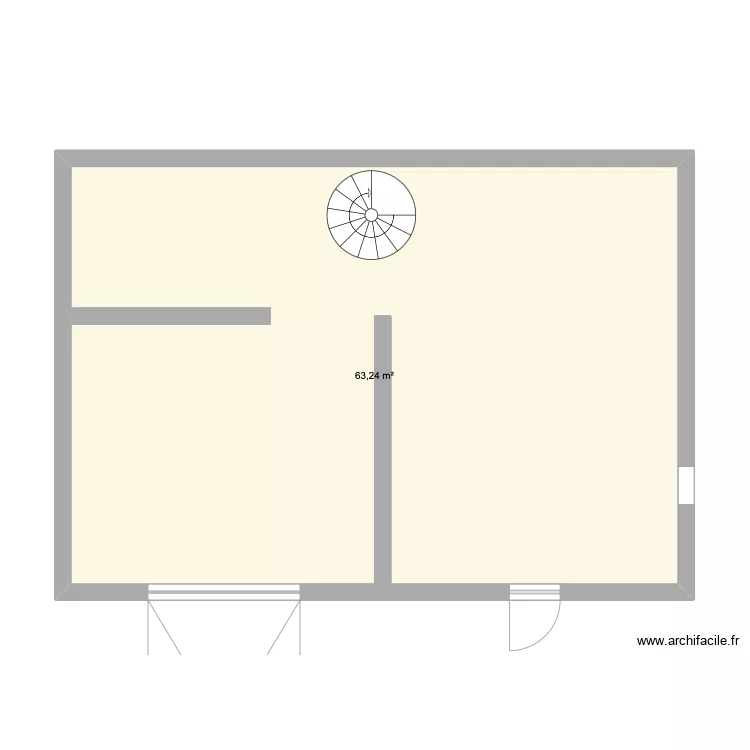 Chalet1. Plan de 