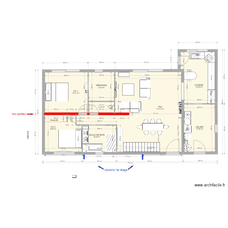 RENOVATION TEST 12. Plan de 0 pièce et 0 m2