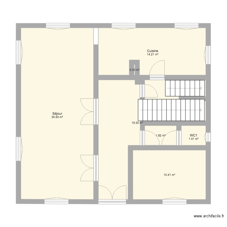 Maison Aristide Briand. Plan de 0 pièce et 0 m2