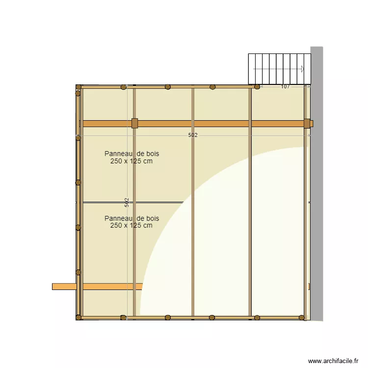 Plate forme astronomique 03. Plan de 