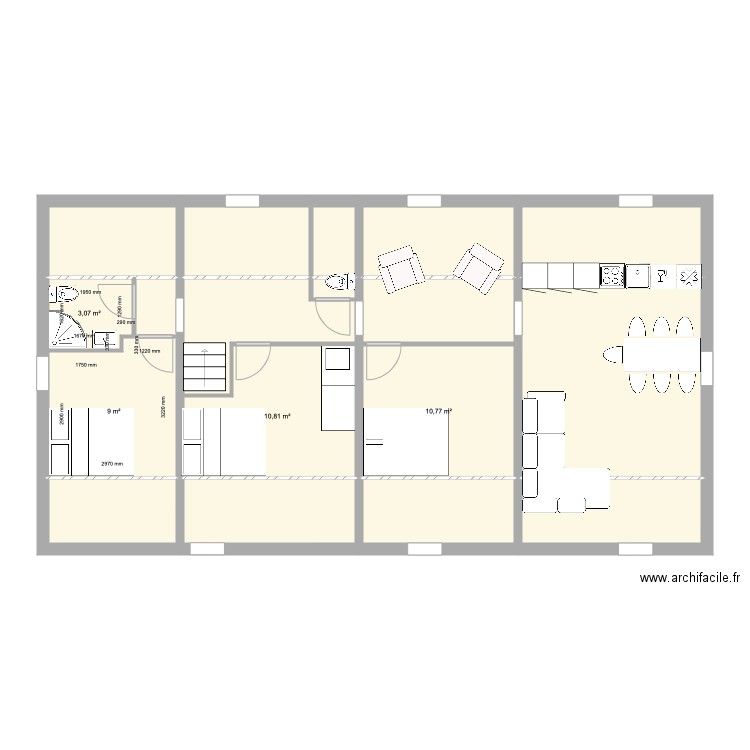 Combles Option C. Plan de 0 pièce et 0 m2