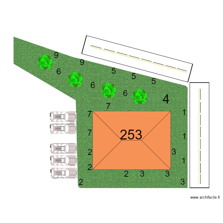 Gicleur 253. Plan de 0 pièce et 0 m2