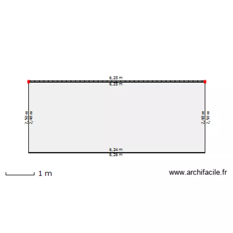 cabane jardin façade nord. Plan de cabane jardin façade nord. Plan de