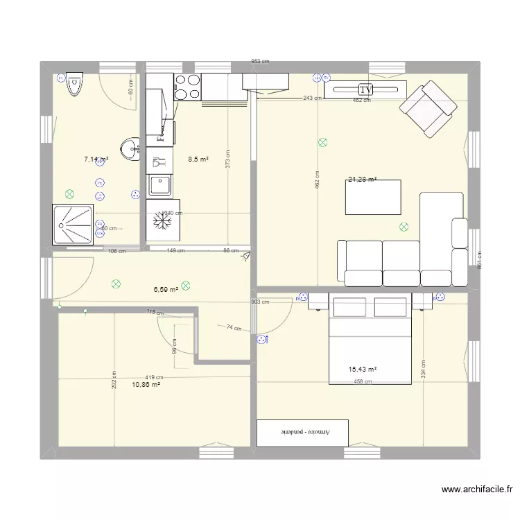 maison mar&eacute;cottes 2018. Plan de 