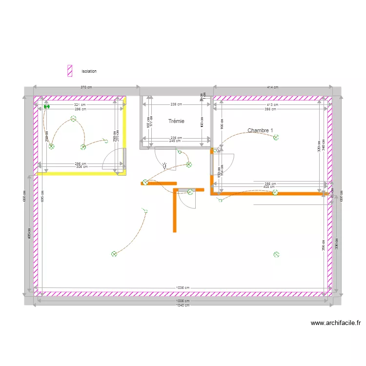 Gatignol Brugi&egrave;res  V2. Plan de 